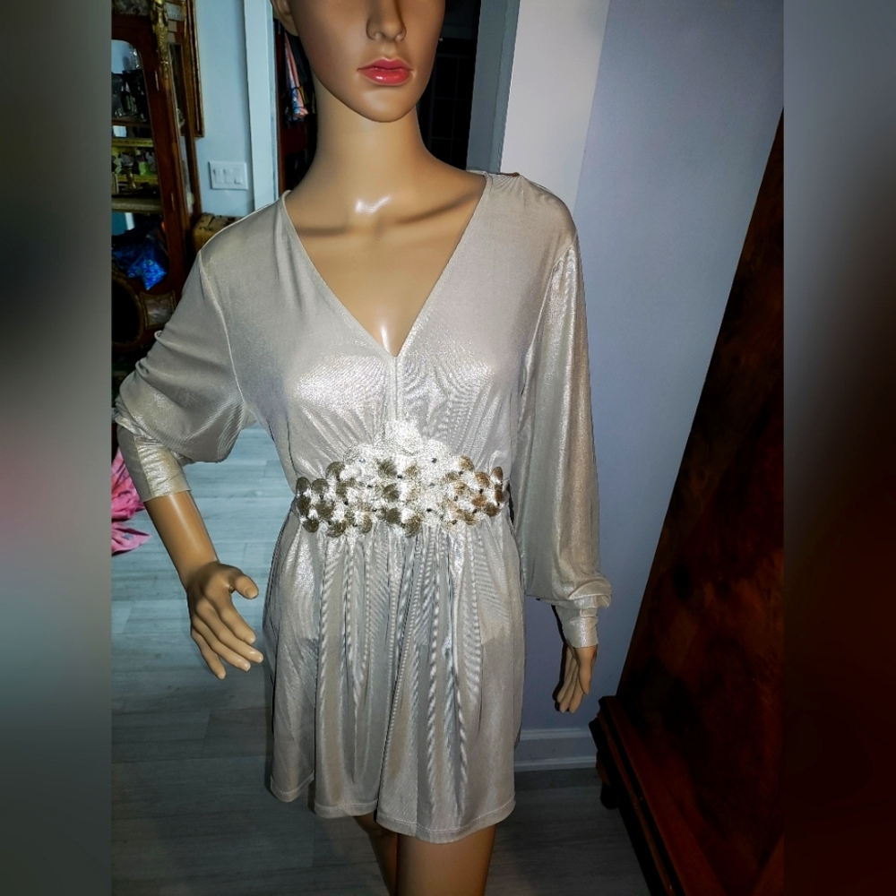 Stunning Vintage dressy top with crystals